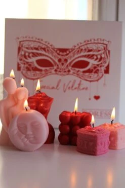 Bougie Rose Foncé MELTED HEART 9 Bougie Rose Foncé MELTED HEART -Doress IMG 4242 53581e08 85d4 4ed5 930b 6d2f70adeee7 1