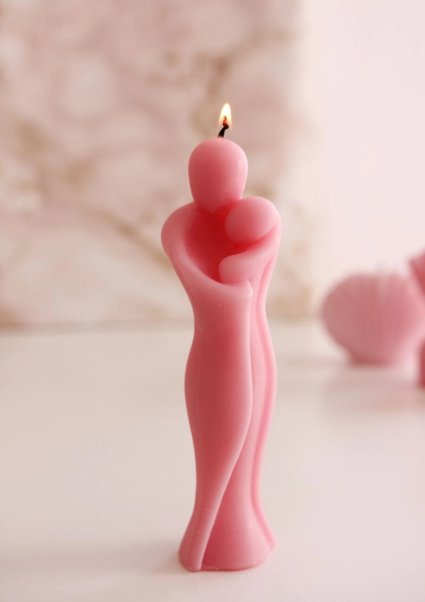 Bougie Rose FUSION COUPLE 1 Bougie Rose FUSION COUPLE