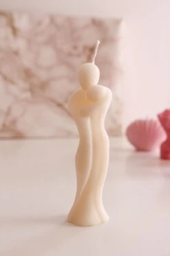 Bougie Blanche FUSION COUPLE -Doress IMG 4599