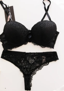 Ensemble Soutien-gorge Black REFINED
