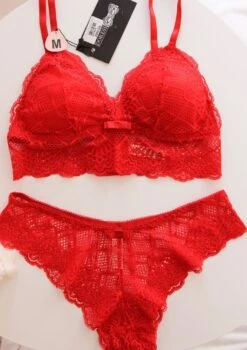 Ensemble Soutien-gorge Rouge MAGICAL