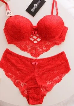 Ensemble Soutien-gorge Rouge STRIKING