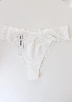 Slip Dentelle Blanc FIERY