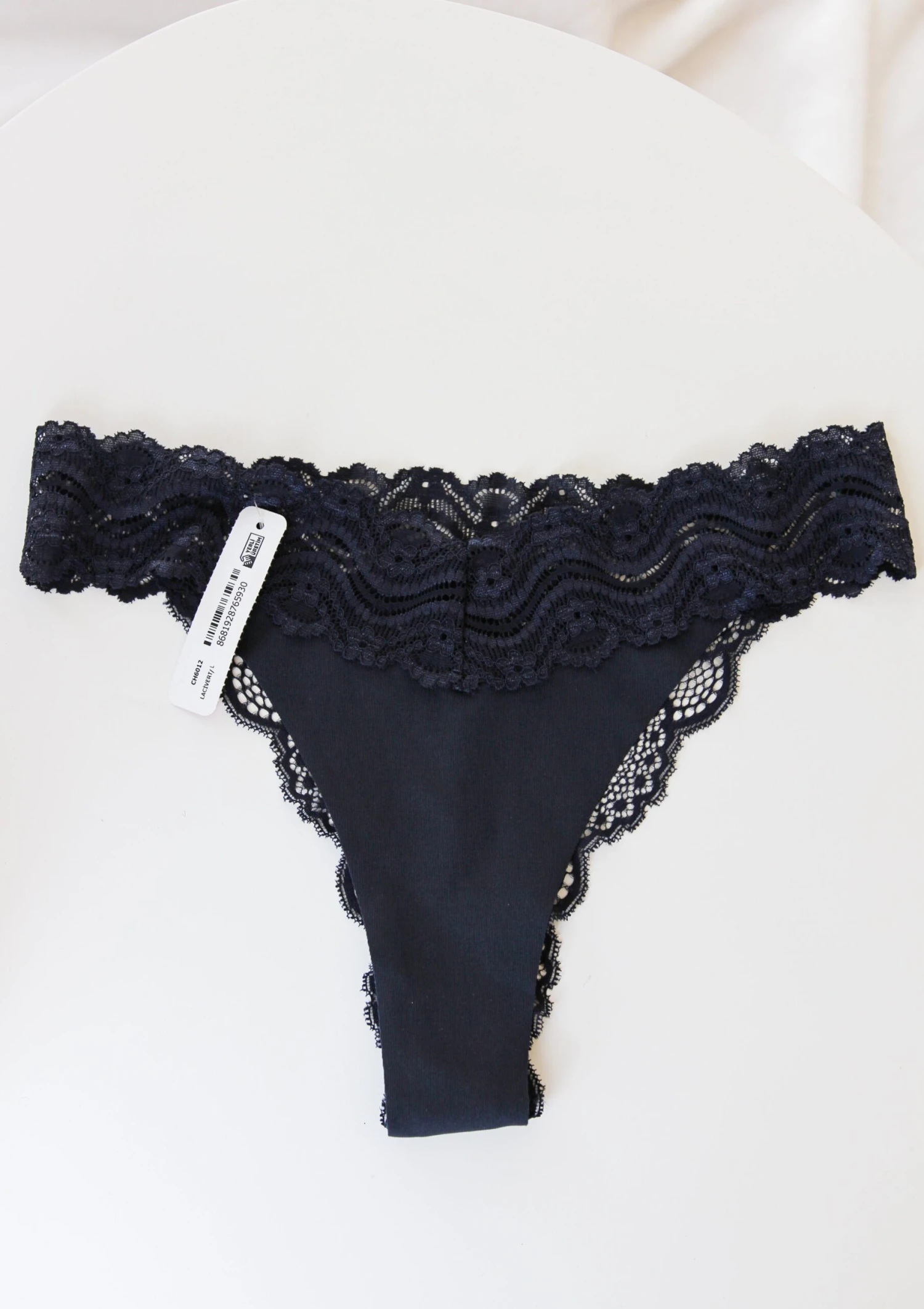 Slip Dentelle Bleu FIERY 1 Slip Dentelle Bleu FIERY