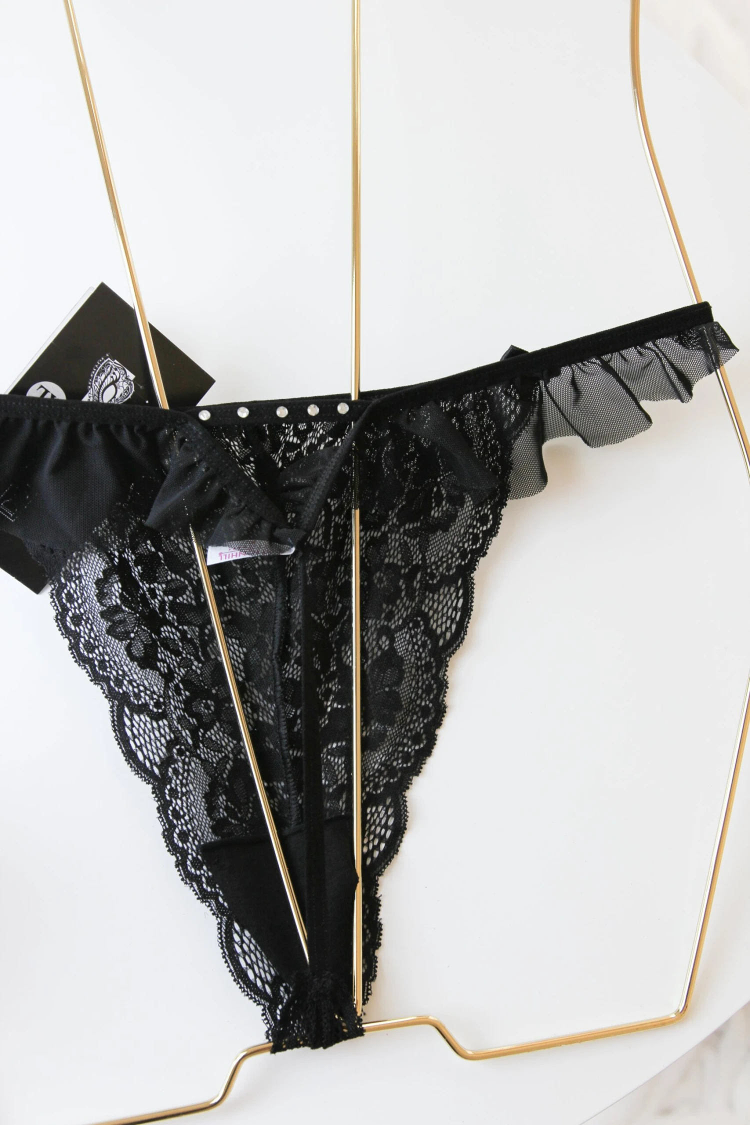 String Noir GLITTER 2 String Noir GLITTER – Image 2