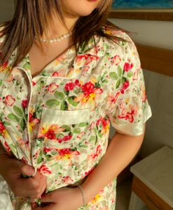 Pyjama Demi Manche Short ORCHID WHITE 11 Pyjama Demi Manche Short ORCHID WHITE -Doress IMG 4833 1 1