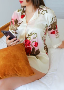 Chemise De Nuit Rouge ANTONELLA