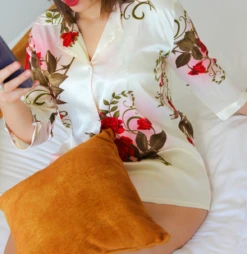 Chemise De Nuit Rouge ANTONELLA -Doress IMG 4844 1