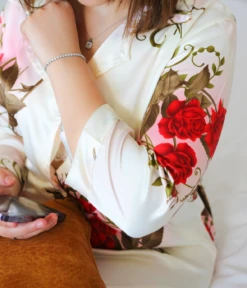 Chemise De Nuit Rouge ANTONELLA 12 Chemise De Nuit Rouge ANTONELLA -Doress IMG 4848 1 2