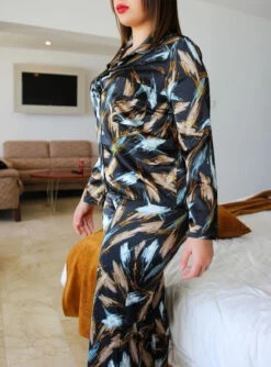 Pyjama En Soie Imprimé PERSIAN 10 Pyjama En Soie Imprimé PERSIAN -Doress IMG 4949