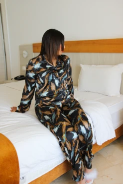 Pyjama En Soie Imprimé PERSIAN 11 Pyjama En Soie Imprimé PERSIAN -Doress IMG 4955 1 1