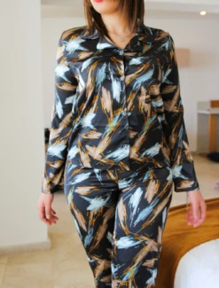 Pyjama En Soie Imprimé PERSIAN 13 Pyjama En Soie Imprimé PERSIAN -Doress IMG 4965 1 1