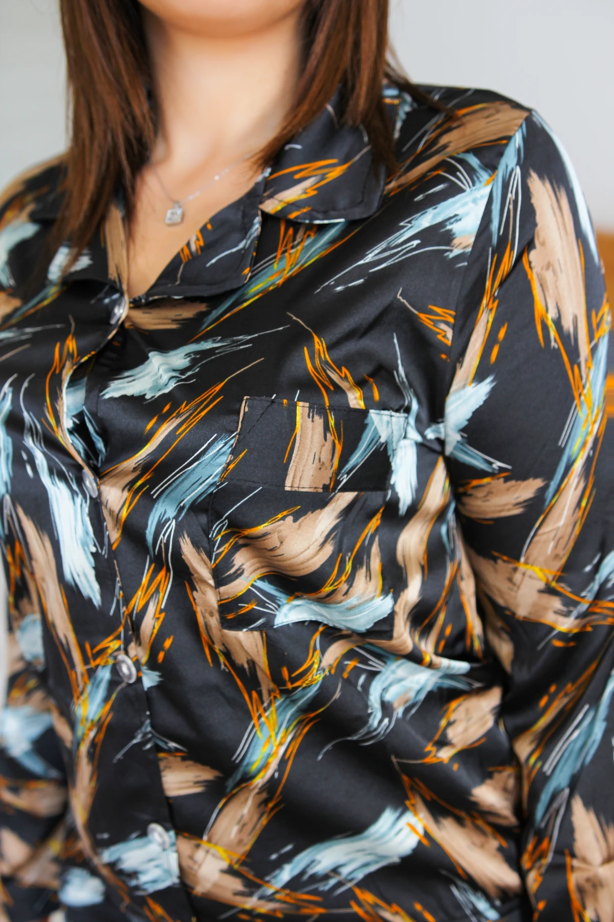 Pyjama En Soie Imprimé PERSIAN 7 Pyjama En Soie Imprimé PERSIAN – Image 7