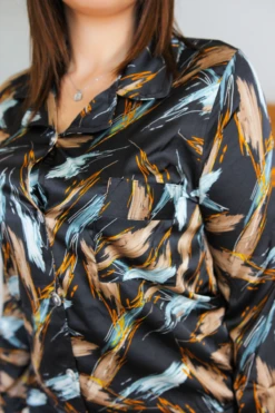 Pyjama En Soie Imprimé PERSIAN 14 Pyjama En Soie Imprimé PERSIAN -Doress IMG 4969 1