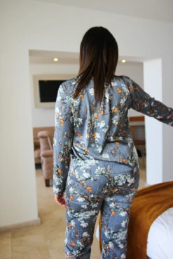 Pyjama En Soie Imprimé BREEZE -Doress IMG 5069 1