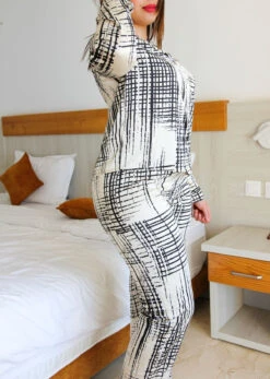 Pyjama En Soie Imprimé INCEPTION -Doress IMG 5166 1