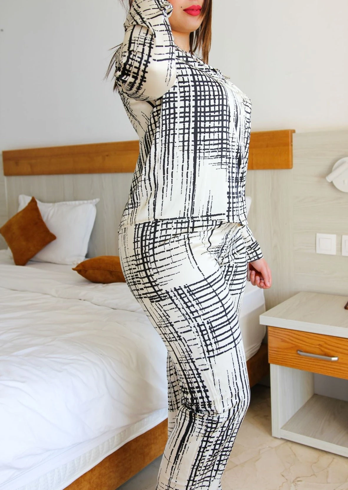 Pyjama En Soie Imprimé INCEPTION 5 Pyjama En Soie Imprimé INCEPTION – Image 5