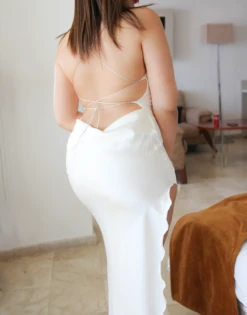 Robe Nuisette Blanche CIENA 11 Robe Nuisette Blanche CIENA -Doress IMG 5311 1