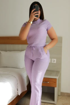 Ensemble 2 Pièces Mauve LESLEY LIGHT -Doress IMG 5611 1