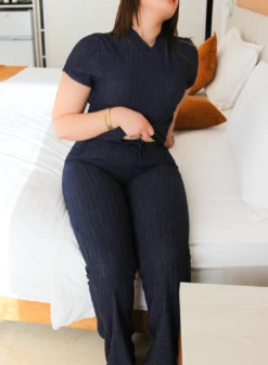 Ensemble 2 Pièces Bleu Nuit LESLEY LIGHT 15 Ensemble 2 Pièces Bleu Nuit LESLEY LIGHT -Doress IMG 5660 1 1