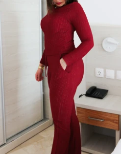 Ensemble 2 Pièces Bordeaux LESLEY -Doress IMG 5670 1