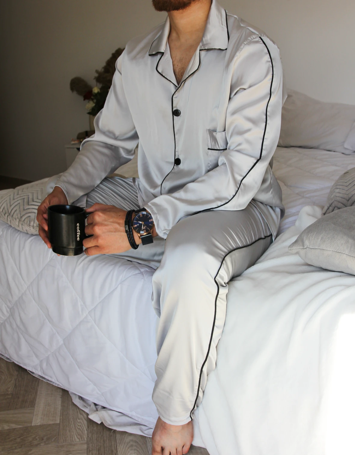 Pyjama Homme GREY SMOKE 2 Pyjama Homme GREY SMOKE â Image 2
