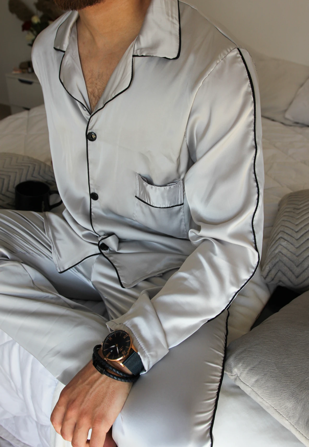 Pyjama Homme GREY SMOKE 4 Pyjama Homme GREY SMOKE â Image 4