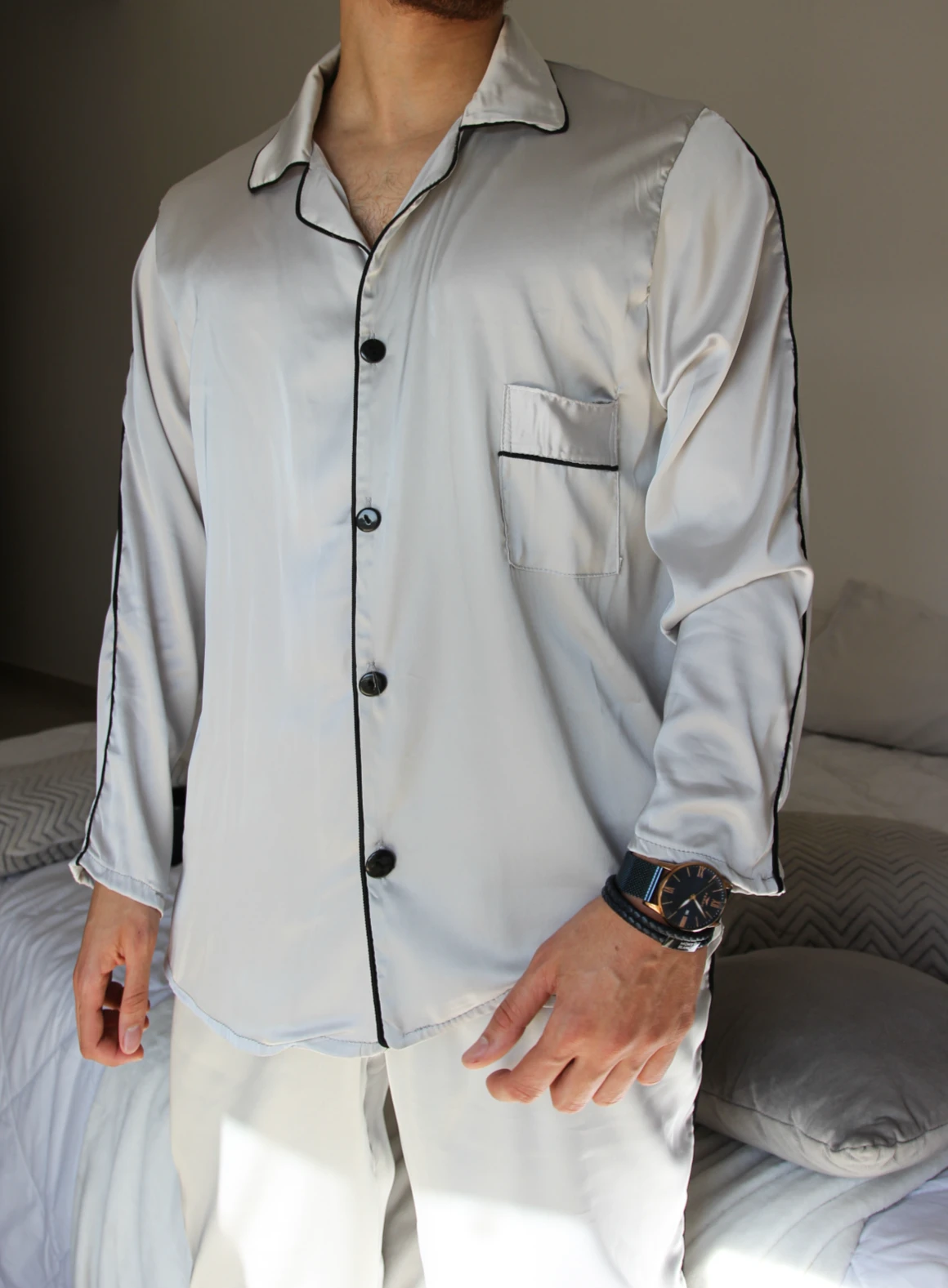 Pyjama Homme GREY SMOKE 8 Pyjama Homme GREY SMOKE â Image 8