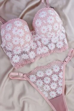 Ensemble Soutien-gorge Fleuri Rose LOLLY 5 Ensemble Soutien-gorge Fleuri Rose LOLLY -Doress IMG 5760