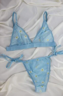 Ensemble Soutien-gorge Fleuri Bleu PETAL -Doress IMG 5797