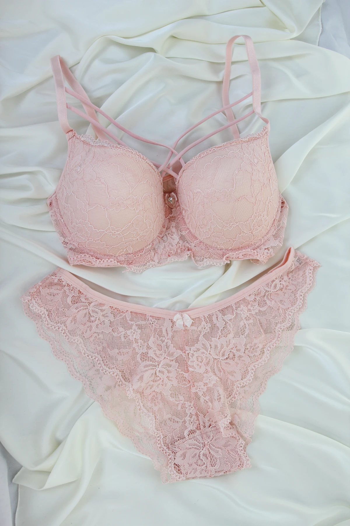 Ensemble Soutien-gorge Rose Clair STARDUST 2 Ensemble Soutien-gorge Rose Clair STARDUST – Image 2