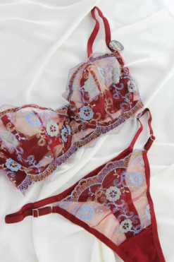 Ensemble Soutien-gorge Bordeaux Transparent MUSE -Doress IMG 5833 1