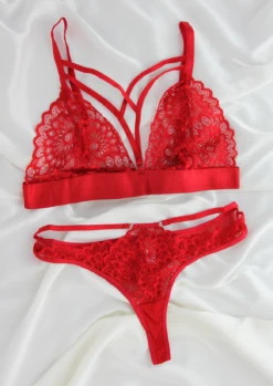 Ensemble Soutien-gorge Rouge UPBEAT