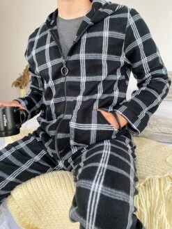 Pyjama Homme Black à Carreaux ORLANDO 11 Pyjama Homme Black à Carreaux ORLANDO -Doress IMG 6024