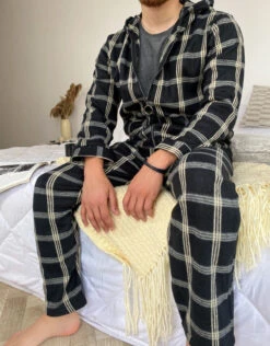 PYJAMA HOMME GOLDEN BLAK ORLANDO -Doress IMG 6055