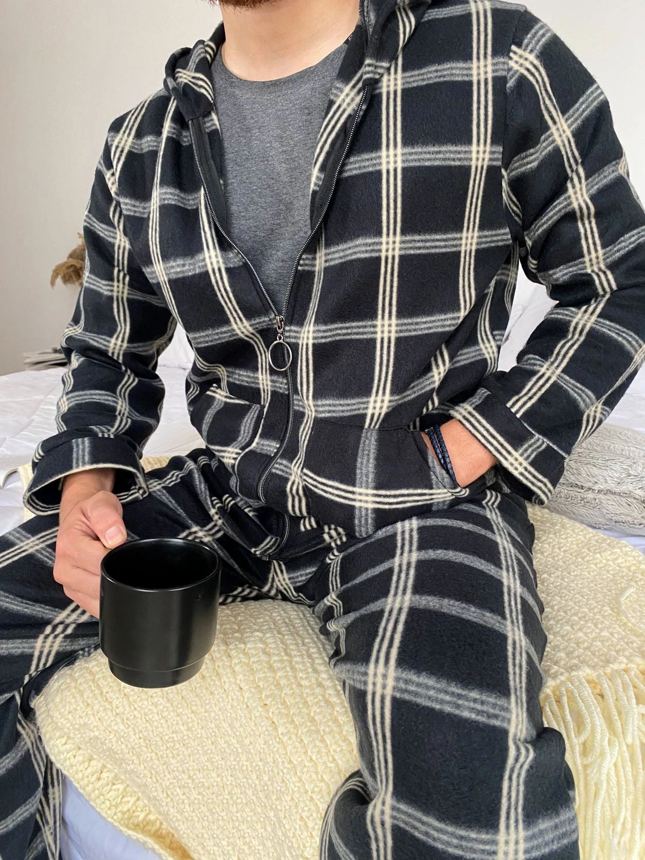 PYJAMA HOMME GOLDEN BLAK ORLANDO 2 PYJAMA HOMME GOLDEN BLAK ORLANDO – Image 2