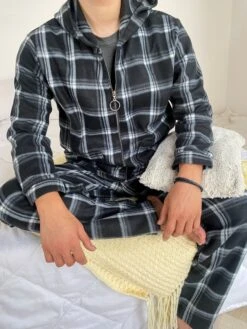 Pyjama Homme White Contrast ORLANDO 10 Pyjama Homme White Contrast ORLANDO -Doress IMG 6071 2