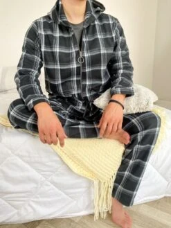 Pyjama Homme White Contrast ORLANDO 11 Pyjama Homme White Contrast ORLANDO -Doress IMG 6073