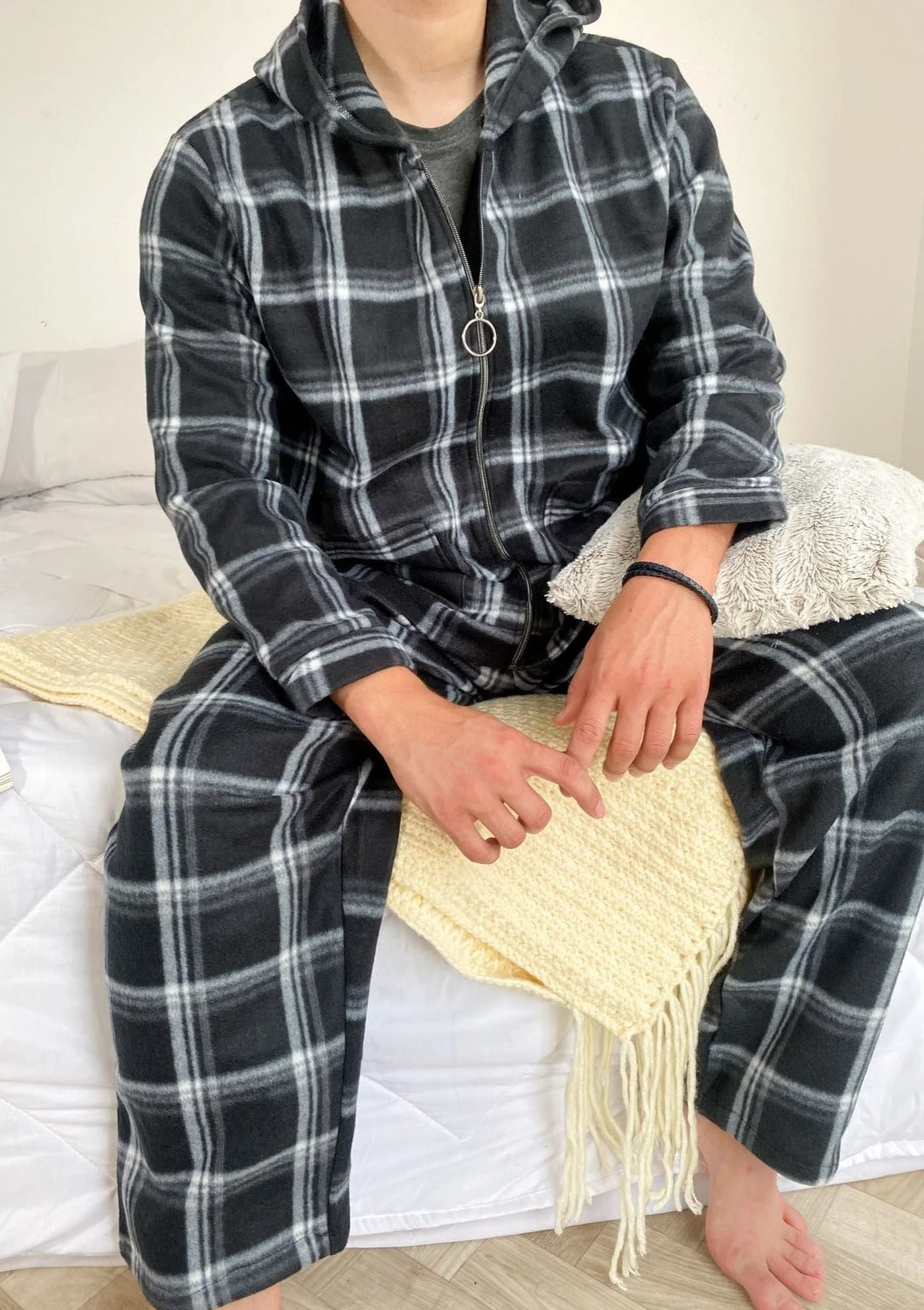 Pyjama Homme White Contrast ORLANDO 1 Pyjama Homme White Contrast ORLANDO