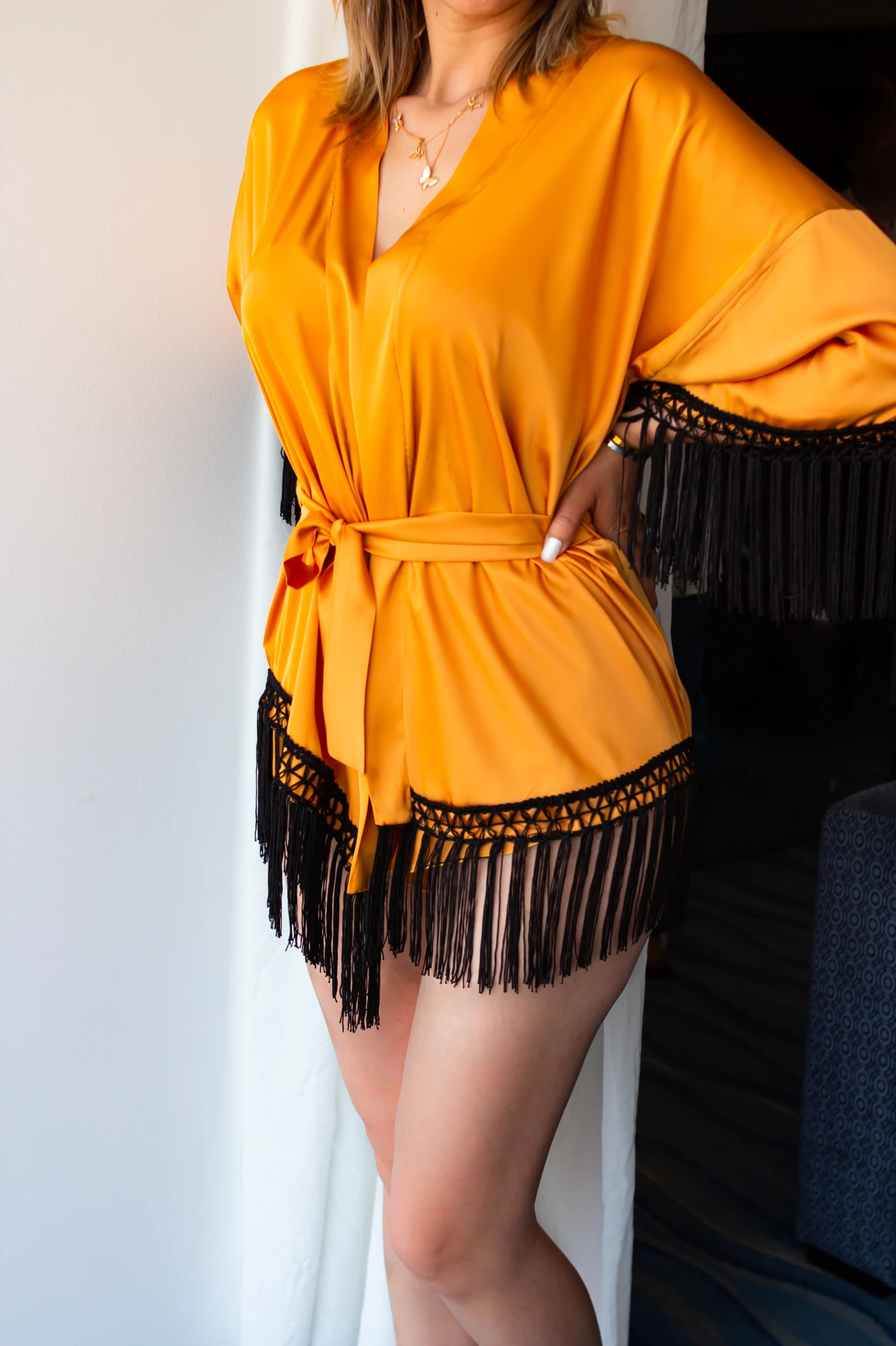 Kimono En Soie HAVANA 2 Kimono En Soie HAVANA – Image 2