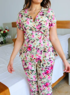 Ensemble Fleuri Cache-coeur Rose AMBER 9 Ensemble Fleuri Cache-coeur Rose AMBER -Doress IMG 6273 1