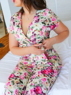 Ensemble Fleuri Cache-coeur Rose AMBER 11 Ensemble Fleuri Cache-coeur Rose AMBER -Doress IMG 6286 1