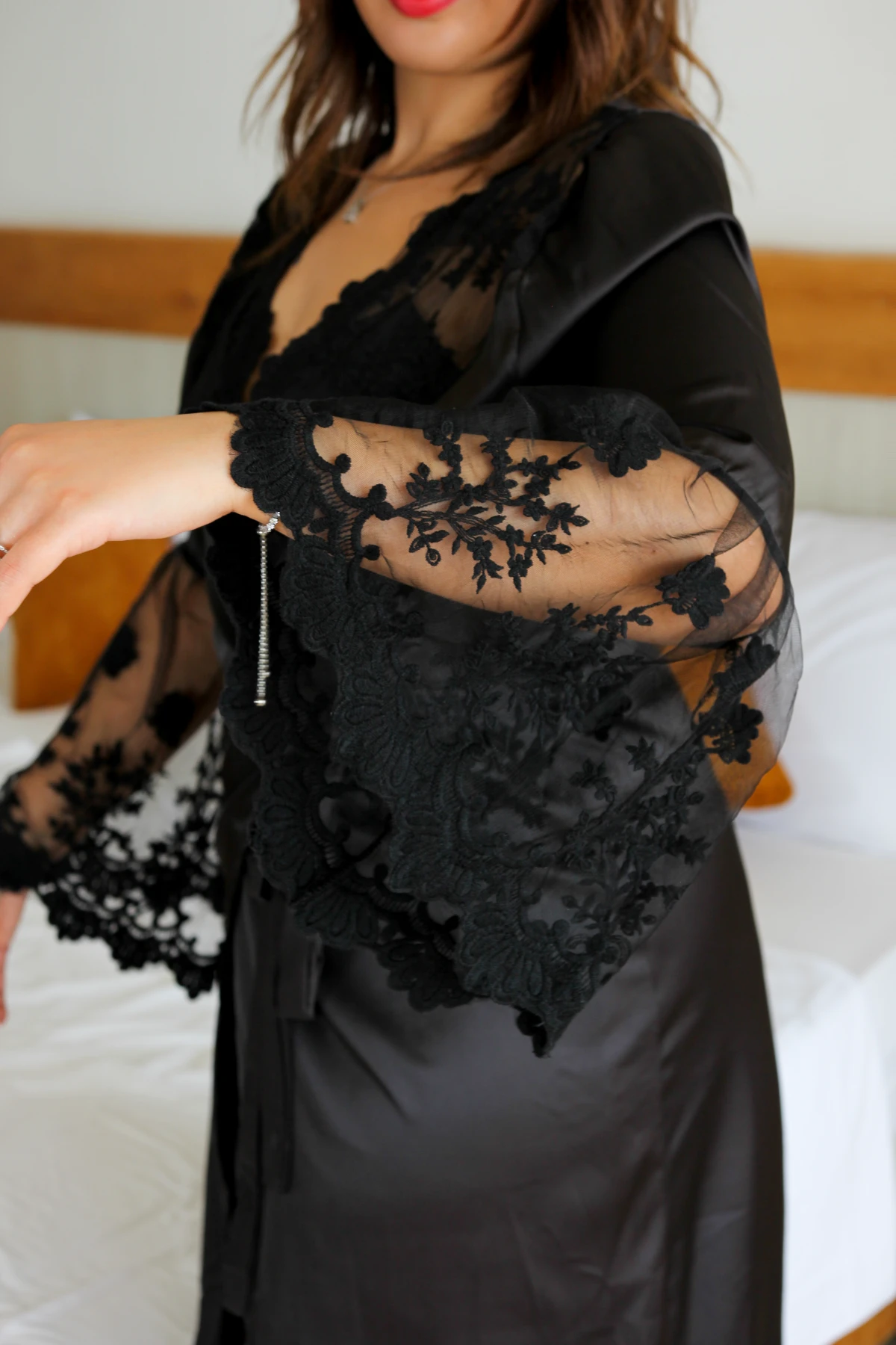 Ensemble 2 Pièces Noir Bridal LOVE KNOT 5 Ensemble 2 Pièces Noir Bridal LOVE KNOT – Image 5