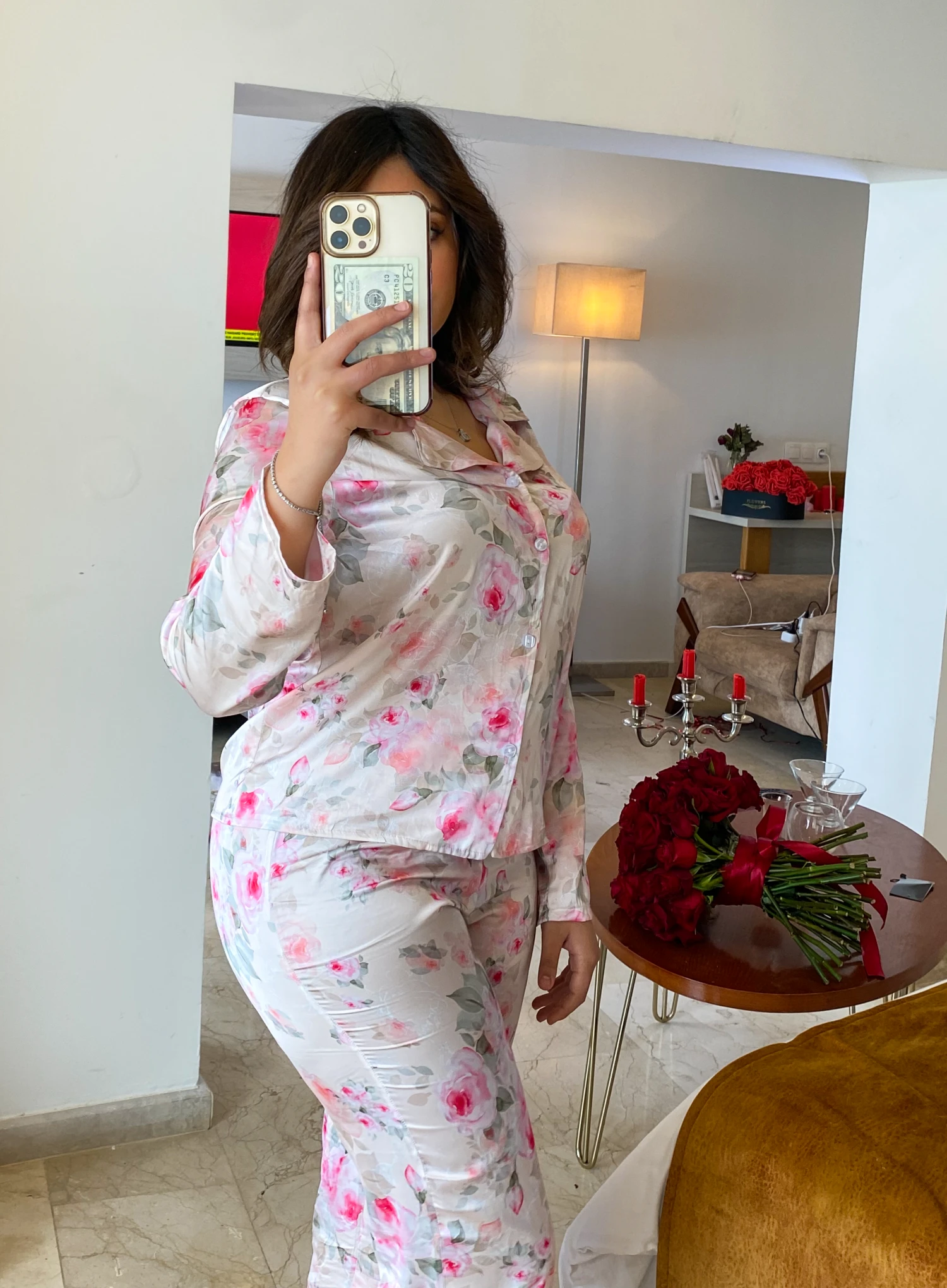 Pyjama En Soie Rose MIRAGE 8 Pyjama En Soie Rose MIRAGE – Image 8