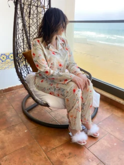 Pyjama En Soie Vert MIRAGE -Doress IMG 6775 1 1