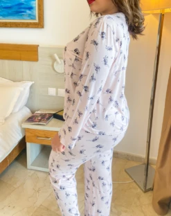 Pyjama Rose En Coton Imprimé BLOSSOM -Doress IMG 7013 1