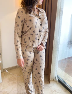 Pyjama Moca En Coton Imprimé BLOSSOM 12 Pyjama Moca En Coton Imprimé BLOSSOM -Doress IMG 7026 1 1