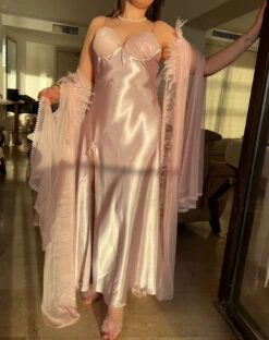 Déshabillé Nuisette Kimono Rose ORIENTAL BRIDE -Doress IMG 8485