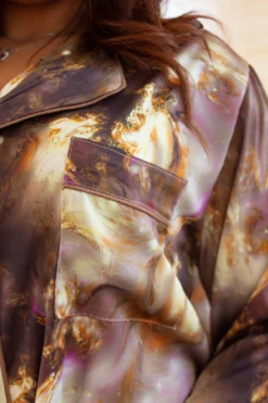 Pyjama BORÉAL Marron En Soie 11 Pyjama BORÉAL Marron En Soie -Doress IMG 8531 1