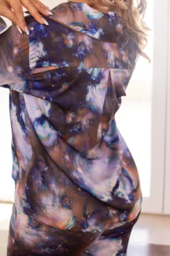 Pyjama BORÉAL Bleu En Soie -Doress IMG 8621 15